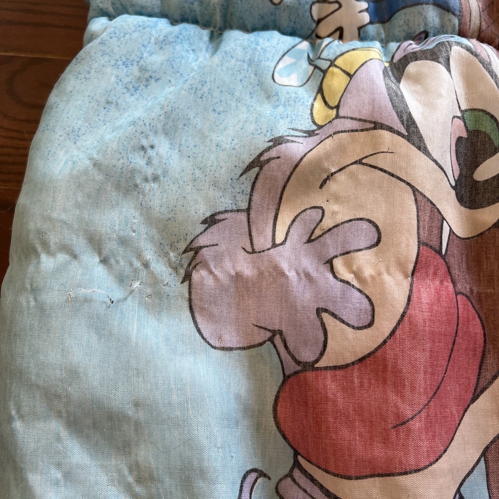 Tiny Toon Adventures Child Sleeping Bag 52" Vintage 90s Montana Max Elmyra Dizzy - Picture 5 of 16